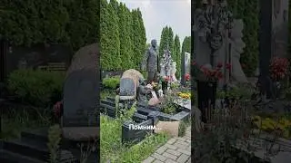 Могила Владислава Галкина. Троекуровское кладбище. Москва.