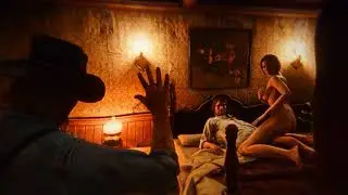 Arthur Walks In On John and Abigail / Model Swap / Red Dead Redemption 2