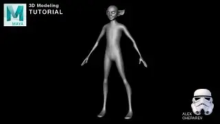 Easy 3D Character Modeling in Maya - Preview