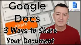 Google Docs 3 ways to share your document online #googledocs #onlineteaching