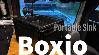 [Gear] Testing Boxio Portable Sink in Sprinter Van / ボクシオ　ポータブルシンクをバンで使ってみる（ドイツ製）