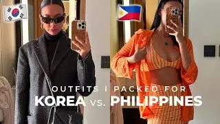 OUTFITS I PACKED FOR VACATION | how i packed for cold AND hot weather!