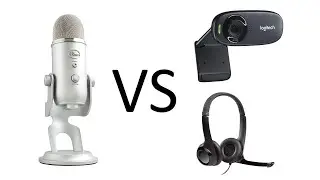 Blue Yeti Microphone vs Logitech C310 Webcam vs Logitech H390 Headset