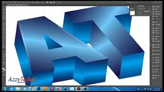 AT 3D logo Design Tutorial Adobe Illustrator CC 2018