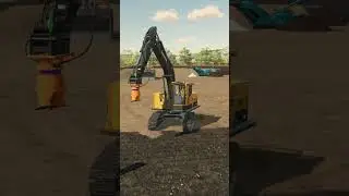 Excavator Stump Cutter --PC/Consoles-- #fsminer #farmingsimulator22 #forestry