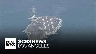 USS Carl Vinson arrives to LA for Fleet Week