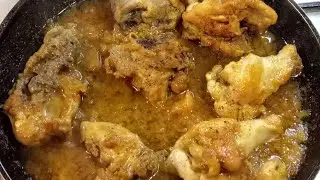 🍗Курица в луковом соусе по-еврейски. Пикантный вкус для любого гарнира!