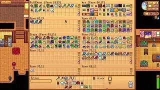 Stardew Valley MultiStorage Menu  Mod Test