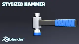 making stylized hammer in blender || easy guide