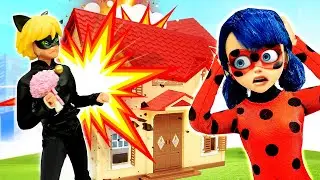 Леди Баг обидела Супер Кота! Куклы Видео куклы Леди Баг и Супер Кот воюют?! Видео про супергероев