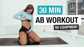 30 MIN SUPER INTENSE AB WORKOUT | 24-day FIT challenge