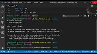 1. Create Android Emulators through Command Line   || Flutter App