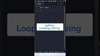 python programming: for loop in a string 