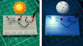 How to make an automatic light turn on in the dark (DIY circuit)