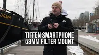 Get ready to up your mobile photo game now with the Tiffen Smartphone 58mm Filter Mount