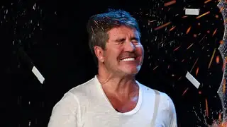 Simon Cowell Has Head Set On Fire In Britains Got Talent Audition