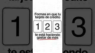 Cómo tu Tarjeta de Crédito te hace gastar más #ahorroyfinanzas #finanzaspersonales #ahorro