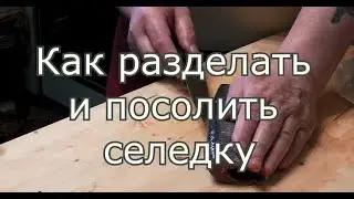 Как разделать селедку и посолить