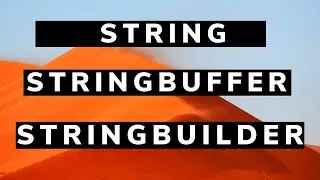 difference between String and StringBuffer and StringBuilder