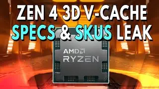 Ryzen 7000 3D V-Cache SPECS & SKUS Leak | Intel Meteor Lake & Arrow Lake Desktop Roadmap Detailed