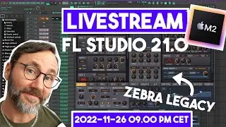 FL Studio 21 + Zebra Legacy, Apple M1/M2 + GIVEAWAYS 🎉❄⛄