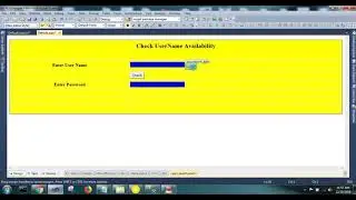 How to Check User Name or Email Availability Using ASP.NET C#