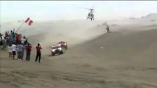 HUMMER ROBBY GORDON INCREIBLE DAKAR, ESPECTACULAR EN PISCO (DAKAR PERÚ)