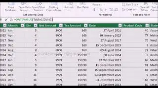 how to create datevalue dax formula | Power pivot excel