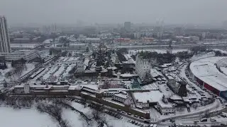 Кремль в Измайлово. Полёт в снег. The Izmailovo Kremlin. Flying in the snow. DJI MAvic Mini