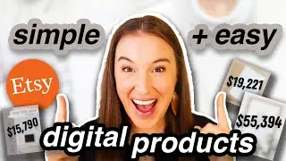 3 BASIC + EASY Etsy Digital Products that will ACTUALLY SELL 💰