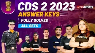 CDS 2 2023 Answer Key | Fully Solved Question Paper | Expected Cut Off | 03 September 2023