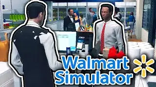 Creating WALMART in the CUSTOMIZATION UPDATE!?! (Supermarket Sim)