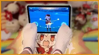 This Person Play Genshin newest event with her FEET!!!