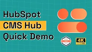 HubSpot CMS HUB Quick Demo | Why Host Your Business Website on HubSpot?