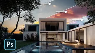 Quickly transform sky in your renders with this simple technique | Photoshop