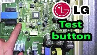 LG refrigerator test and reset button