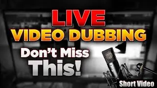 🔴LIVE Video Dubbing in CUBASE | Mixing Shorts Funny Video | Full Process In Hindi