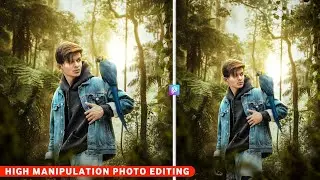 Picsart New Forest Concept High Manipulation Photo Editing Tutorial || Jungle Photo Editing Picsart