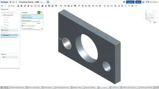 Onshape - One Minute Lesson - Feature Tools - Creating a Chamfer at 45 degrees