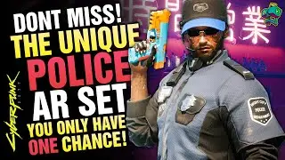 Unique! Get the AMAZING POLICE AR Set in CYBERPUNK 2077