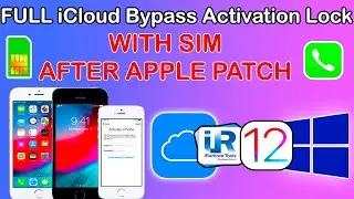 ✅🔥iRemove Tools Fixed Apple Patch iCloud Bypass with Sim/Signal Windows iPhone 5S/6/6+ iOS 12.5.7