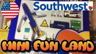 🇺🇸 ✈️ unboxing Daron Southwest Airlines Airport Playset (000205)