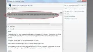 SCSM How to search for a knowledge base article