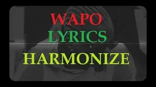 WAPO Lyrics by Harmonize Official video  YoungLyrics