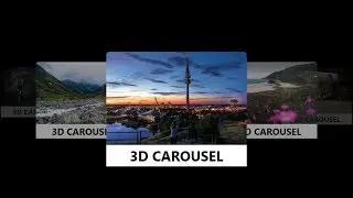 3D Carousel Material Design with HTML, CSS and Jquery