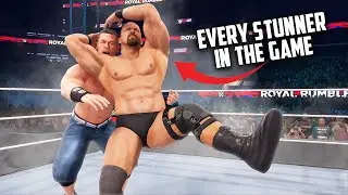 Every Stunner Variations in WWE 2K23