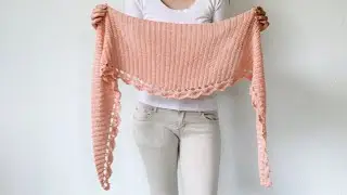 TO THE POINT SHAWL - FREE CROCHET PATTERN