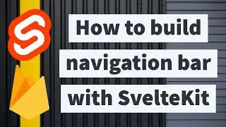 How to build bootstrap navigation bar in SvelteKit