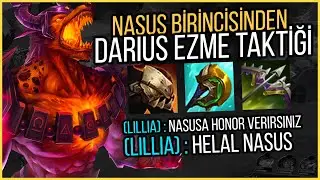 NASUSLA DARİUS NASIL EZİLİR? (GANK YEDİM PİŞMAN ETTİM !!!) | NASUS VS DARİUS ÖĞRETİCİ ÜST KORİDOR