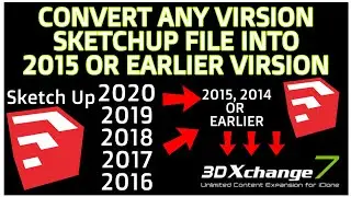 How to open Sketch Up 2016 and above Virsion file in iClone 3DExchange 7 2020